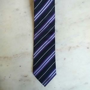BURBERRY - silk stripe tie